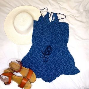 American Eagle Romper (lined with pockets)